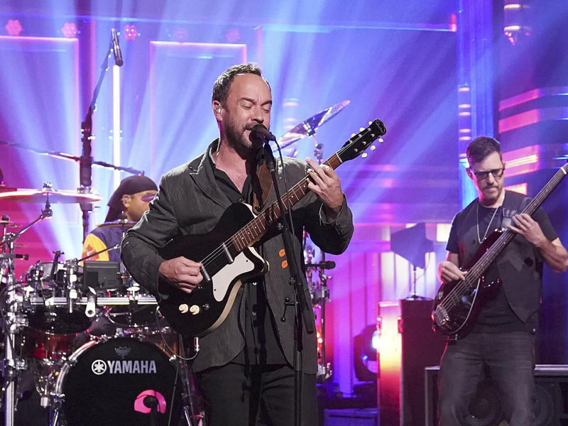 Dave Matthews Band performing live on stage